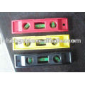 HD-TT02-6,Mini plastic level with 3 vials &magnet